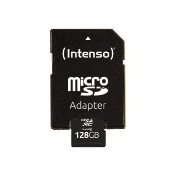 MÄLU MICRO SDXC 128GB C10/W/ADAPTER 3413491 INTENSO