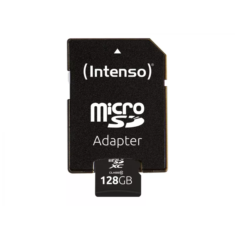 MÄLU MICRO SDXC 128GB C10/W/ADAPTER 3413491 INTENSO