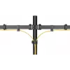 Goobay Monitor Arm Dual Flex - 17-32 inch Screen - Desk Mount VESA 75 and 100mm - Rotate, Swivel and Tilt - Height Adjustable Bracket - Maximum Load