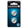 Nööpelement liitiumaku everActive CR2016 — 3 V, 20 mm läbimõõt, 1,6 mm kõrgus, 2 tk pakend