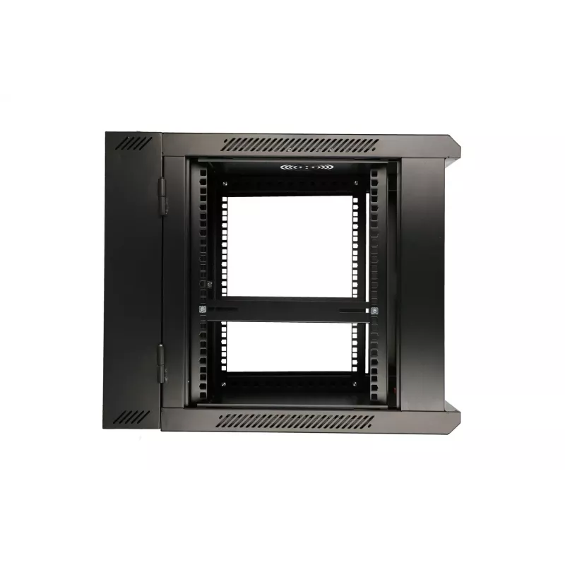 Extralink Rack-kapp 9U 600x600 AZH Must seinakinnitus, pöörduv tüüp