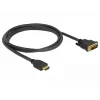 Video kaabli adapter DeLOCK 85653 1,5 m HDMI tüüp A DVI must