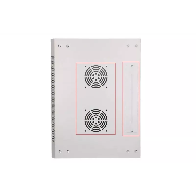 Extralink Rackmount cabinet 12U 600x450 ASP Gray wall mounted, metal door