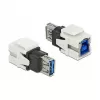 Keystone-moodul DeLOCK 86394 lame valge USB A