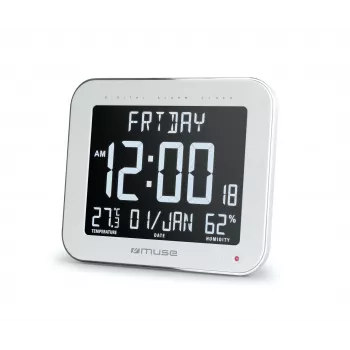 Digitaalne seina-/lauakell muse M-090 WMC — ristkülik LCD, 220×177,5×24,5 mm, patareid/DC 4,5 V