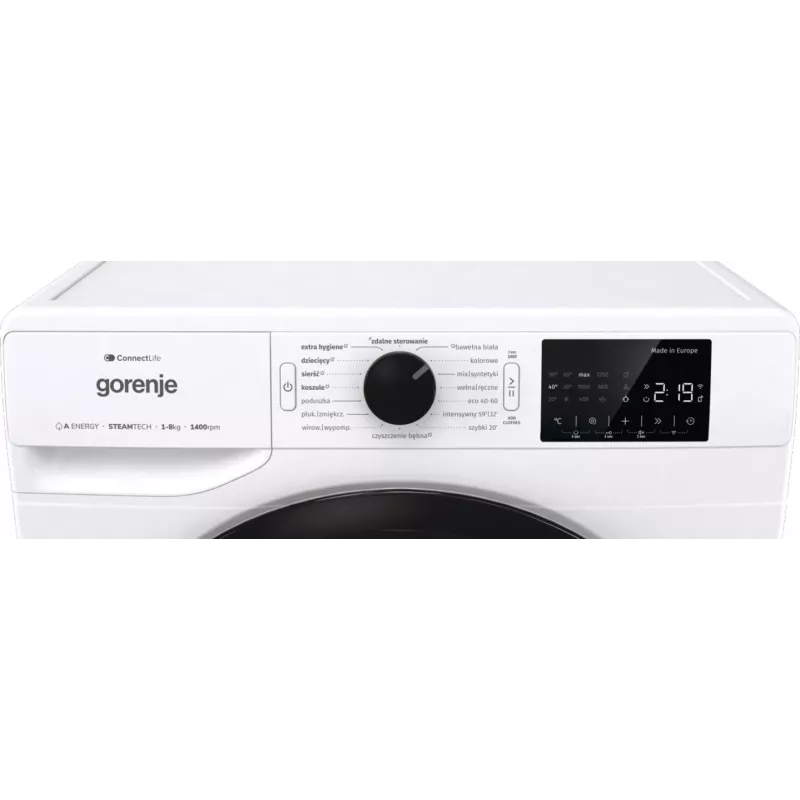 Gorenje G400 eraldiseisev pesumasin, 8 kg, 1400 p/min WPNEI84A1SWIFI/PL