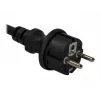 Pikendusjuhe LogiLink LPS256 1,5 m 6 vahelduvvoolupesa välitingimustesse must kollane