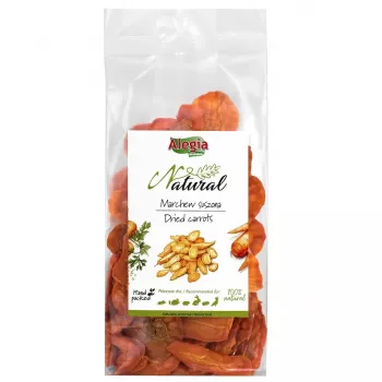Kuivatatud porgandid Alegia 60 g — looduslik köögiviljasuupiste närilistele ja küülikutele, suhkruvaba, gluteenivaba