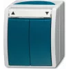 BUSCH JAEGER 2621/4 W-53 - 1P - Roheline - Valge - 250 V - 10 A - 74 mm - 55 mm