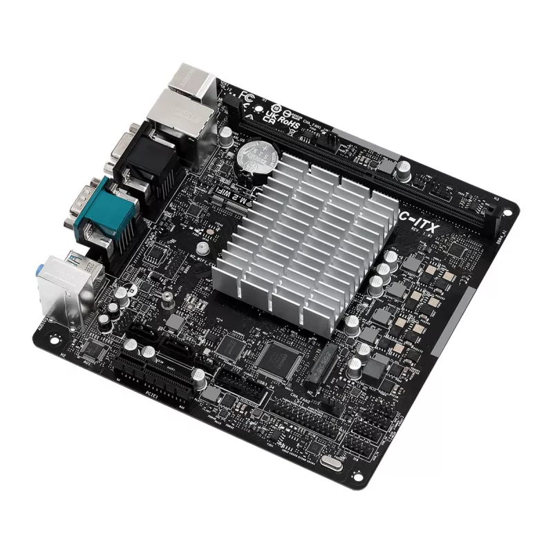 ASRock N100DC-ITX - Intel Quad-Core protsessor N100 (kuni 3,4 GHz) DDR4 - 2 SATA3, toetab Intel Turbo Boost tehnoloogiat Mini ITX (280) emaplaadid