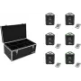 LED-akuvalgusti EUROLITE AKKU TL-3 TCL QuickDMX 6x koos kandekohvriga TDV-1