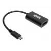 Tripp Eaton Tripp Lite Series USB-C DisplayPort videoadapteri muundur 4K x 2K @ 60Hz, must, USB Type C DP-le, USB-C, USB Type-C 6 tolli