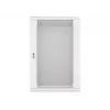 Lanberg seinale paigaldatav paigaldusrack-kapp 19'' 18U 600x450mm hall (klaasuks)