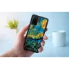 Kaitsev telefoniümbris iKins Samsung Galaxy S20+ jaoks — täheöö must