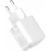 USB C 35W 3A Power Delivery 3.0 QC 3.0 seinadapter valge