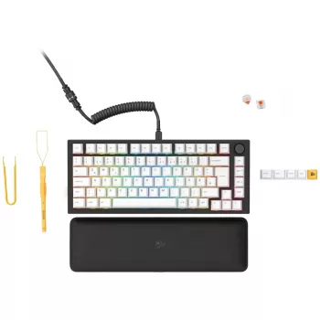 Glorious GMMK Pro Must Slate 75% TKL klaviatuur - kokkupandud, ISO DE-klahvipaigutus - must (GLO-GMMK-P75-FOX-ISO-B-DE)