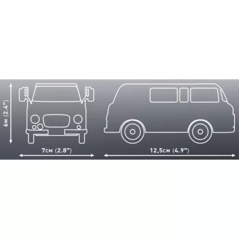 Ehitusmänguasi Cobi Barkas B1000 24600 mõõtkavas 1:35 mudelikomplekt, üksikasjalikud klotsid