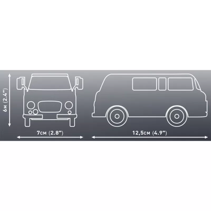 Ehitusmänguasi Cobi Barkas B1000 24600 mõõtkavas 1:35 mudelikomplekt, üksikasjalikud klotsid