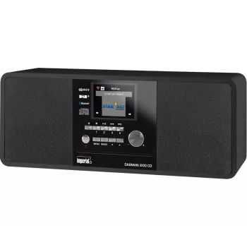 REHAU IMPERIAL DABMAN i200 CD Digital 20 W DAB+, FM, UKW Must MP3 taasesitus