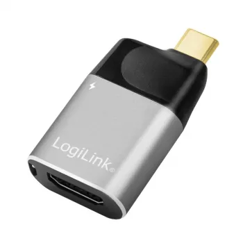 LogiLink USB 3.2 Gen2 Type-C adapter C/M to HDMI-A USB-C 4K PD alu must-hall
