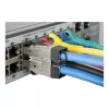 METZ CONNECT - Netzwerkanschluss - RJ-45 (M) gerade - abgeschirmt - halogenfrei, ohne Haken - Rot (130G405032-E)