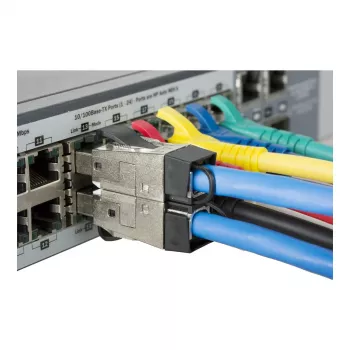 METZ CONNECT - Netzwerkanschluss - RJ-45 (M) gerade - abgeschirmt - halogenfrei, ohne Haken - Rot (130G405032-E)