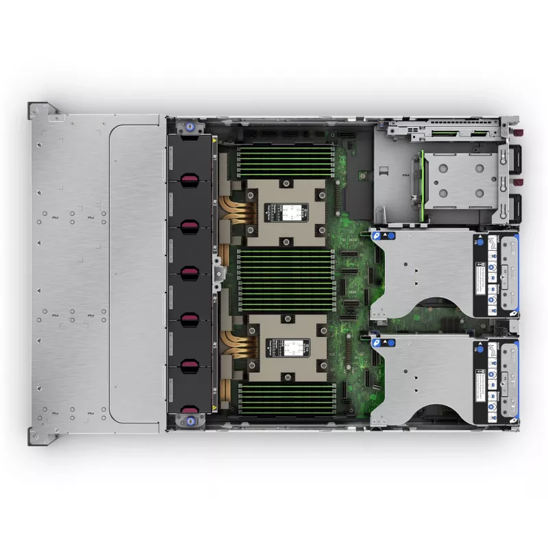 HPE ProLiant DL385 Gen11 2HE EPYC 9015 8-tuumaline 3.5GHz 2x32GB-R 8xSFF Hot Plug 2x480GB SSD MR408i-o 2x1000W Server (P81842-425)