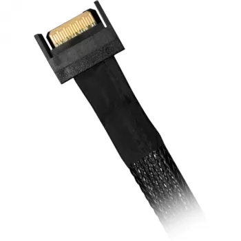 ICY DOCK MB414L-B MCIO 4i SFF-TA-1016 kuni MCIO 4i SFF-TA-1016 kaabel, 0,5 m