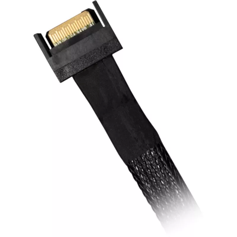 ICY DOCK MB414L-B MCIO 4i SFF-TA-1016 kuni MCIO 4i SFF-TA-1016 kaabel, 0,5 m