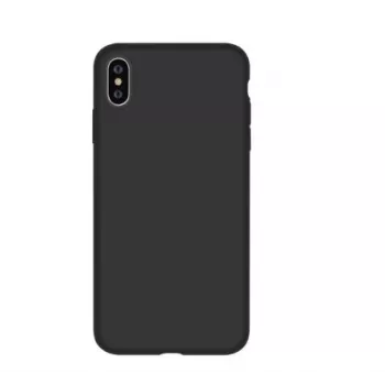 Kaitsev silikoonümbris Devia iPhone XS Max jaoks (6,5 tolli, must)