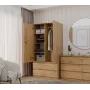 Topeshop SZAFA MALWA ART bedroom wardrobe/closet 5 shelves 2 uks(s) tamm