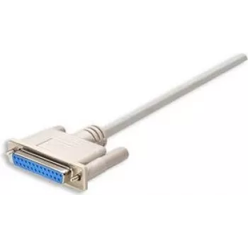 Manhattan 4,5 m DB25 M/F jadakaabel valge DB25 F