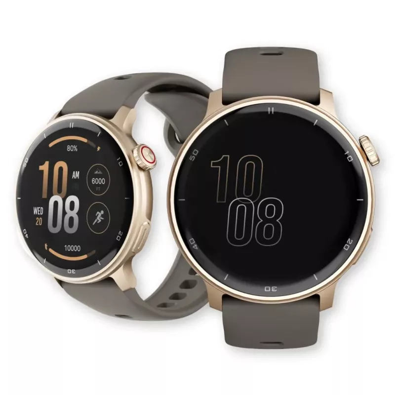 Nutikell Stelio STSWA101GD Activ GPS 46mm Kuldne — 46 mm GPS nutikell, kuldne korpus