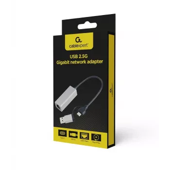 PowerLine võrguadapter Gembird A-USB3AC-LAN2G-01 2500 Mbit/s Ethernet LAN