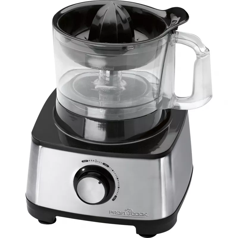 ProfiCook PC-KM 1063 köögikombain 1200 W 1,75 L Must, Roostevaba teras