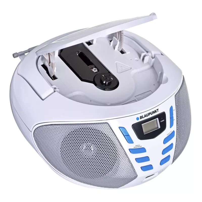 Blaupunkt BB7-WH kaasaskantav stereosüsteem Digitaalne 2.4 W FM Hall MP3 taasesitus