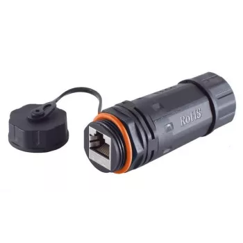 Microconnect KONCAT6A68 kaablisoomuutja RJ-45 Must