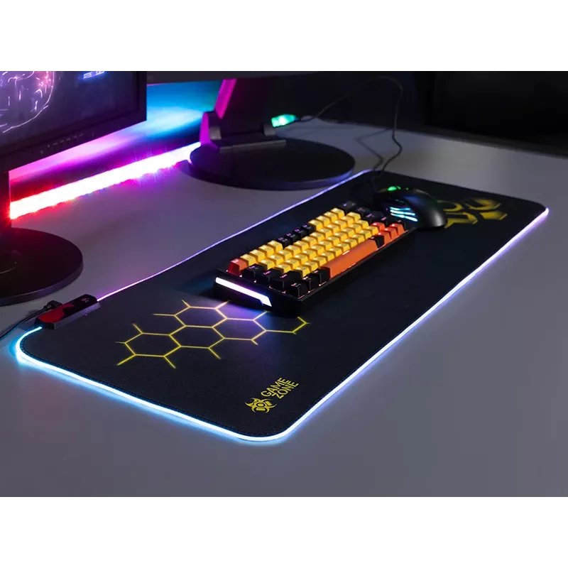 TRACER klaviatuuri- ja hiirematt GAMEZONE Hexy1 RGB 80/30/0.4