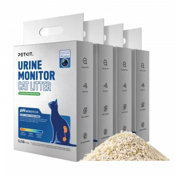 Kassiliiv PETKIT Urine Monitor, 4 kotti — uriini jälgiv klompuv liiv kassidele