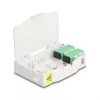Optical Fiber Connection Box DeLOCK 85935 SC Simplex Valge