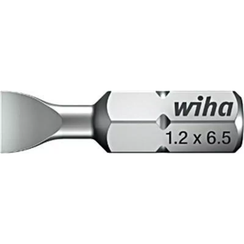 Kruvikeerajaotsak wiha 7010Z/6.5-25 25mm, ühe piluga otsak käsitsi ja elektriliste kruvikeerajate jaoks