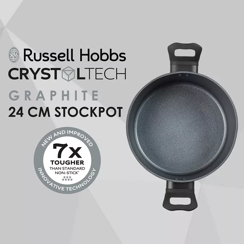 Russell Hobbs RH01864EU7 24 cm Crystaltech supipott