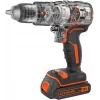 Püstolkäepidemega puur Must & Decker BCD383D2XK-QW 18 V, 2 Ah x2, 13 mm padrun, oranž