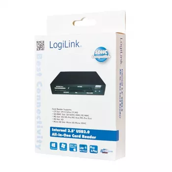 LogiLink CR0012 kaardilugeja USB 2.0 sisemine must