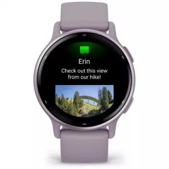 Garmin Vivoactive 5 3,05 cm (1.2) AMOLED Digital 390 x 390 pikslit Puutetundlik Violetne Wi-Fi GPS (satelliit)