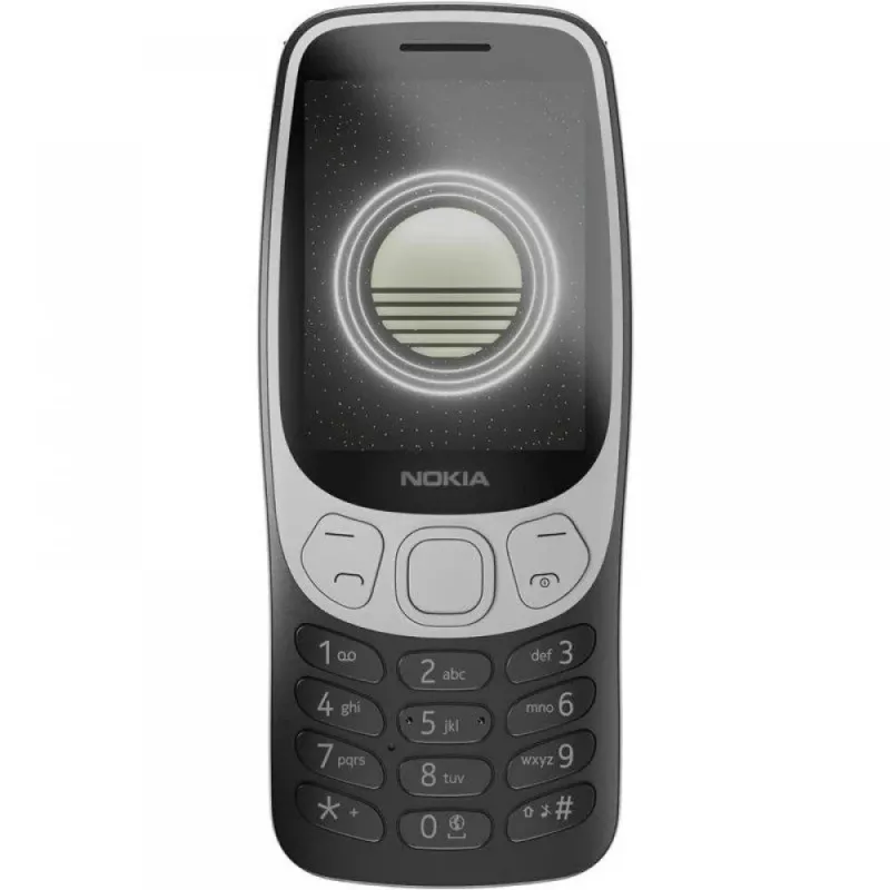 Nokia 3210 4G (2024) (TA-1618) | Grunge Must | 2.4 tolline | TFT | 128 MB | 64 MB | Dual SIM | Bluetooth | 5 | Peakaamera eraldusvõime 2 MP