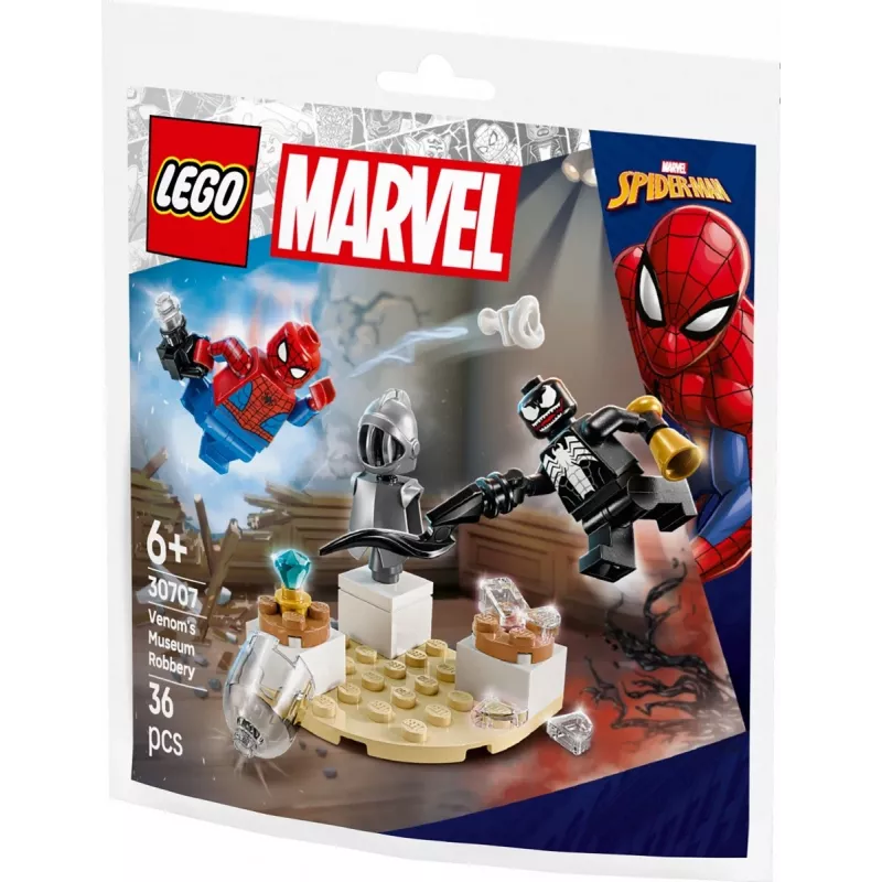 Ehitusmänguasi LEGO Venom's Museum Heist polükott 30707 — Marvel Super Heroes, väike kogutav mängukomplekt