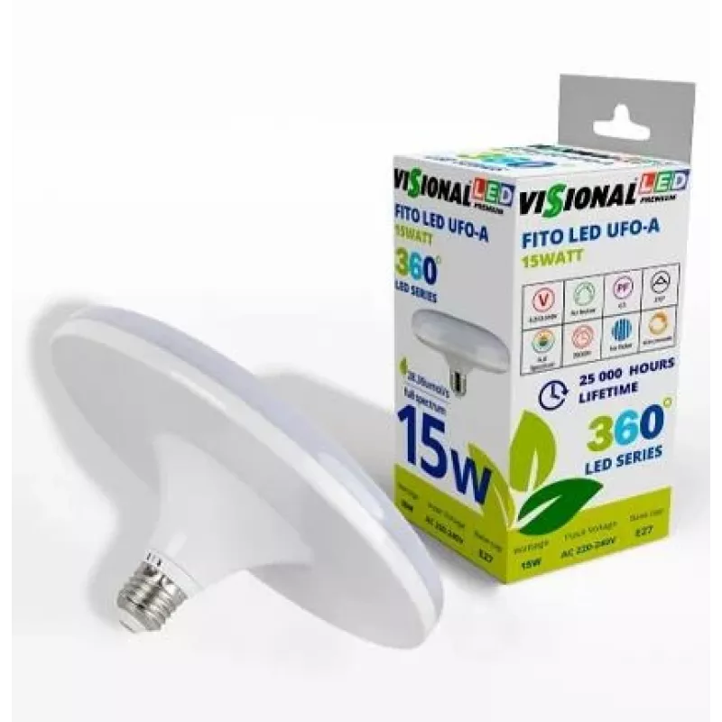 LED-pirn VISIONAL TL-A-15W — 15 W, 4000 K neutraalvalge