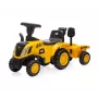CAT sõiduk Traktor koos haagisega kollane sõidetav mänguasi