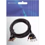 Audio snake kaabel Omnitronic 8×RCA to 8×1/4 inch mono jack, 15 m, mudel 30304748